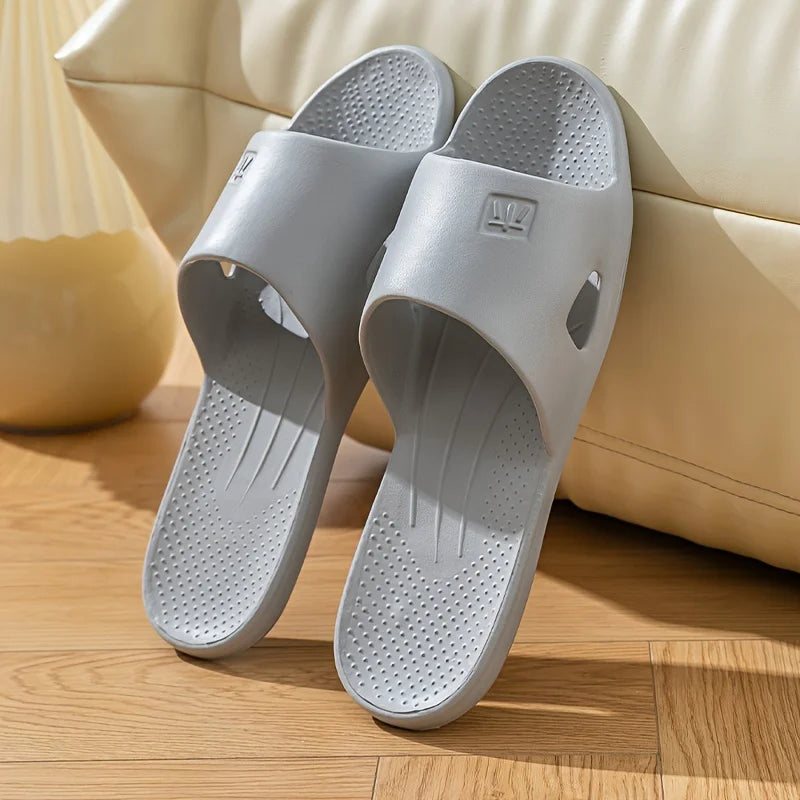New foldable EVA comfortable slippers lightweight hotel travel slippers bathroom non-slip slippers home indoor flat shoes couple