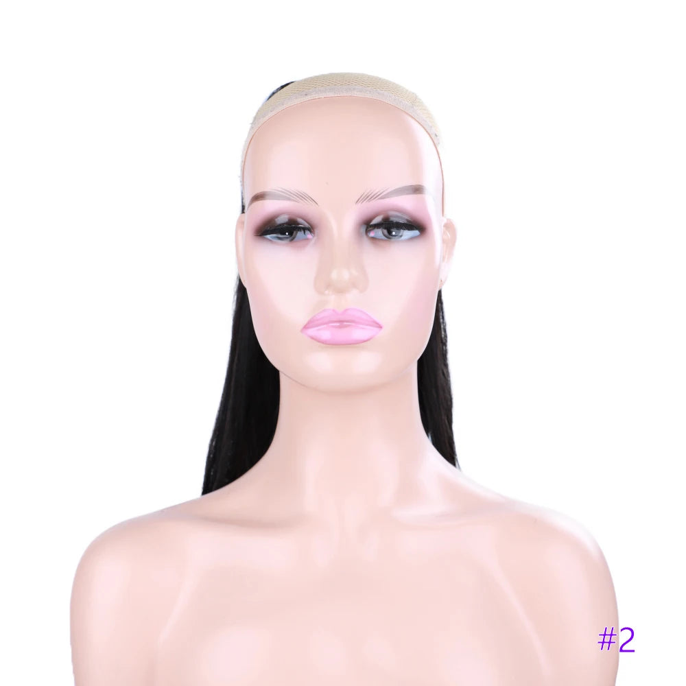 Synthetic Long Curly End Ponytail Extension Synthetic Draw-string Ponytail Clip-In Hair Extension For Women Natural Looking