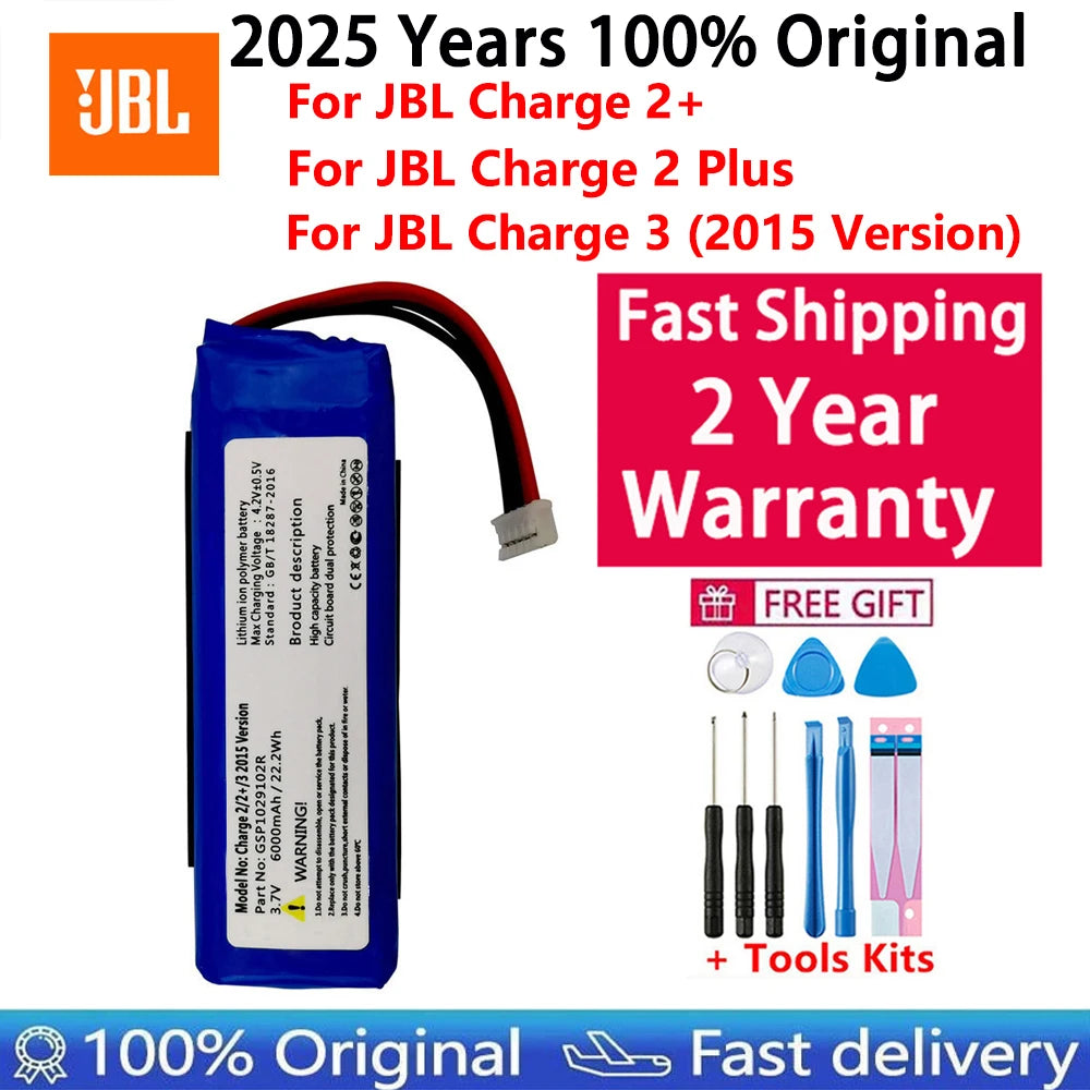 2025 Years Replacement Original Speaker Battery For JBL Link 10 20 G03 Clip Charge Boombox Flip Pulse Xtreme 1 2 3 4 5 6 Bateria