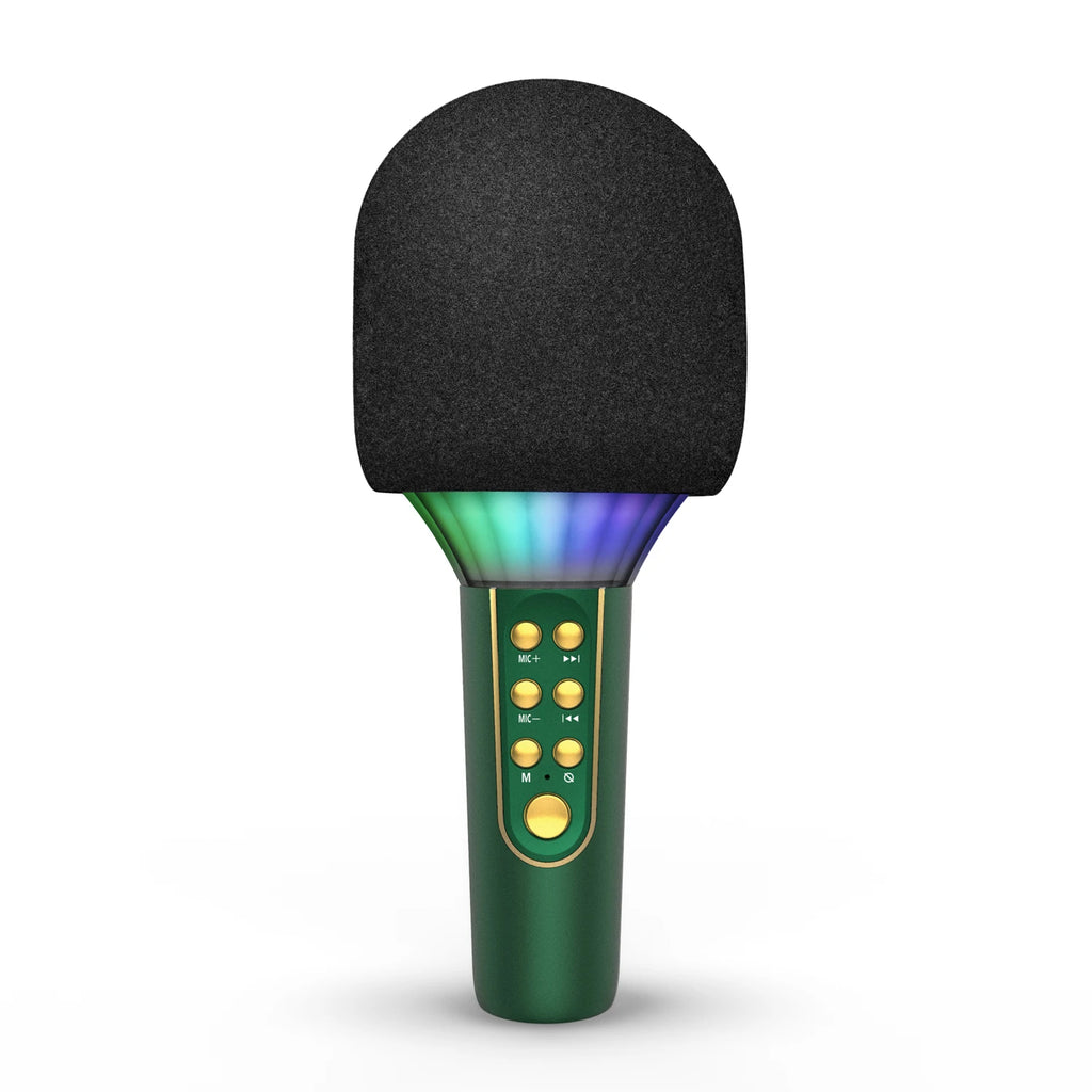 Karaoke Microphone Bluetooth Wireless Portable Home Singing Machine with Duet Sing/Record/Play/Reverb for Adult/Kid Gift