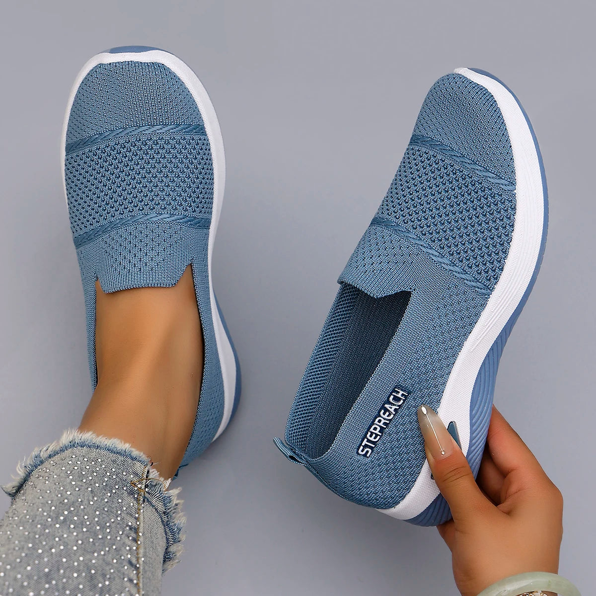 Women's summer breathable mesh flat shoes women's shoes casual sneakers shoes, clearance free shipping