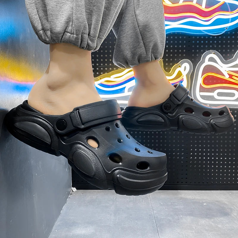 Couple Style Men's and Women's Slippers 2025 New Outer Wear Summer Home Shoes Casual Beach Slippers