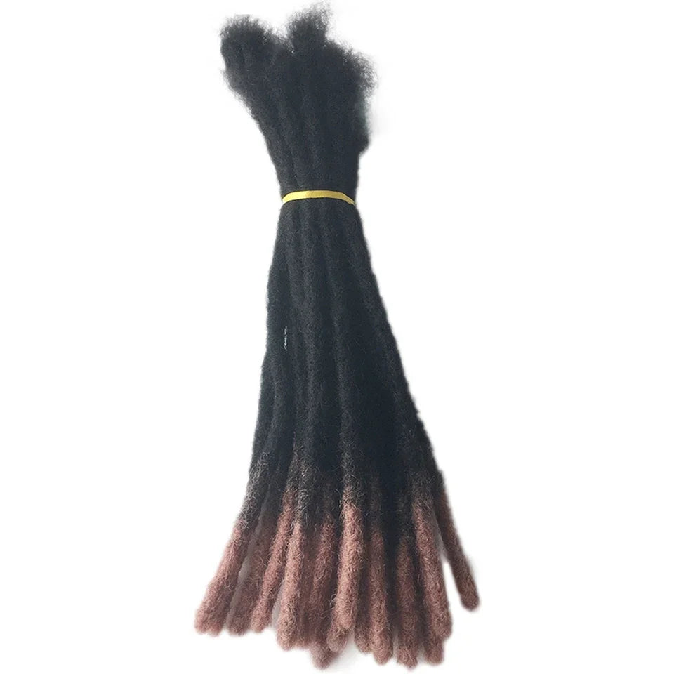 Kinky Straight Human Hair Dreadlocks Loc Extensions Wholesale Crochet Braids Peruvian Remy Hair Extensions 10 20 40 60 Strands