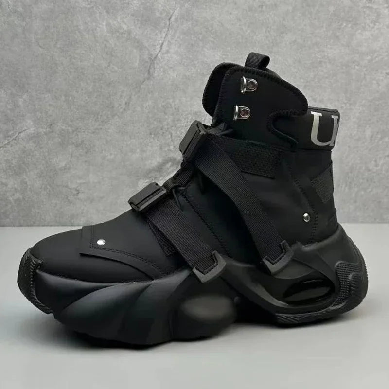 High Quality Men Walking Shoes Women's Platform Shoes Designer Thick Sole Breathable Casual Men Sneakers High-top Dad Shoes