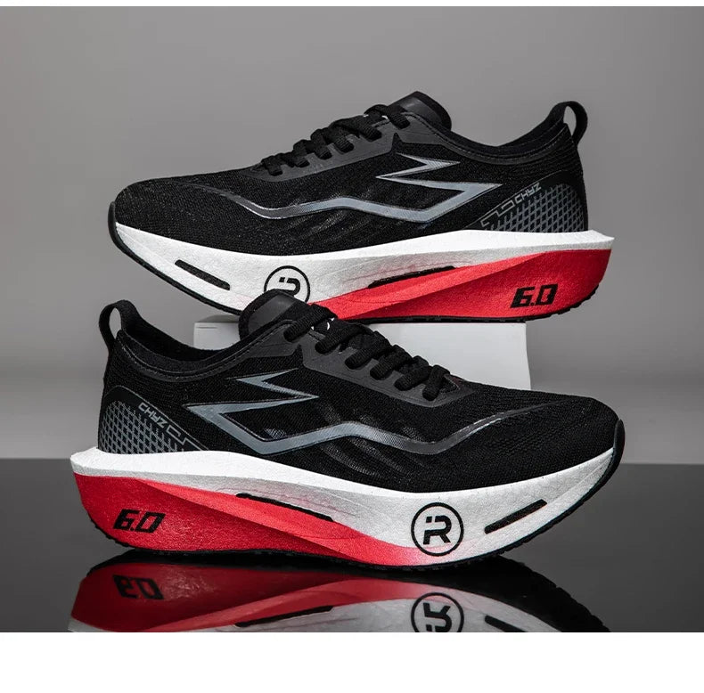 Men's Sports Shoes Cushioning Non-Slip Flat Wear Resistant Sneakers Mesh Breathable Platform Soft Running Shoes for Man