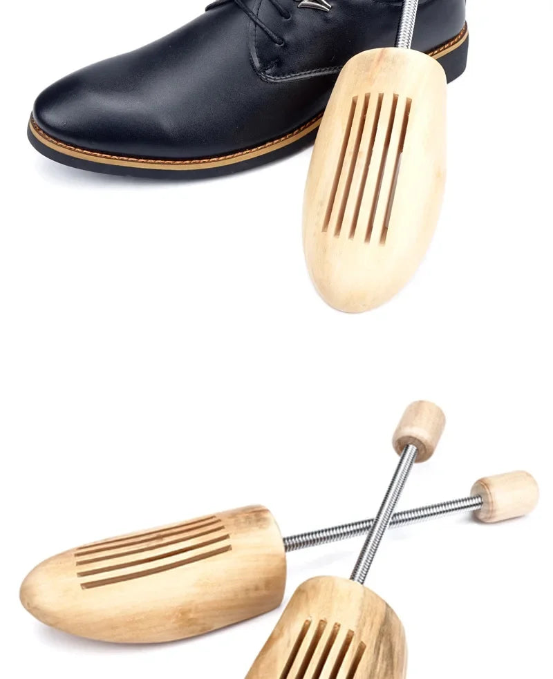 2Pcs/4PCS Trees Anti Deformation Men Woman Spring Shoes Wood Shoes Stretcher Wooden Shoe Tree Shaping Anti Wrinkle Shoe Lasts