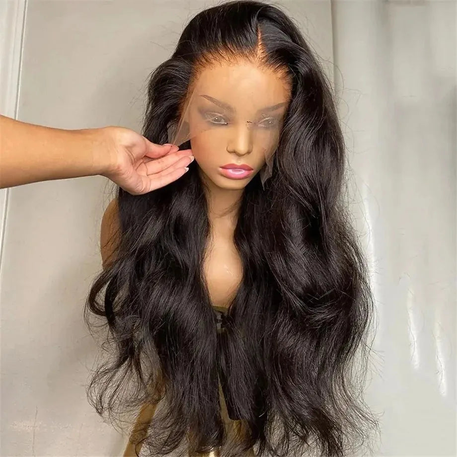 44 Inch Body Wave 13x6 Hd Transparent Lace Frontal Human Hair Wig 360 Brazilian Pre Plucked Lace For Women 13x4 Lace Front Wigs
