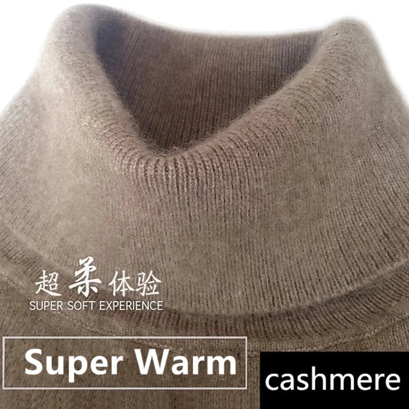 Cashmere Pullover Turtleneck Sweater Women 2023 Autumn Winter Clothes Female Jumper Pull Femme Hiver Basic Warm Knitted Sweaters