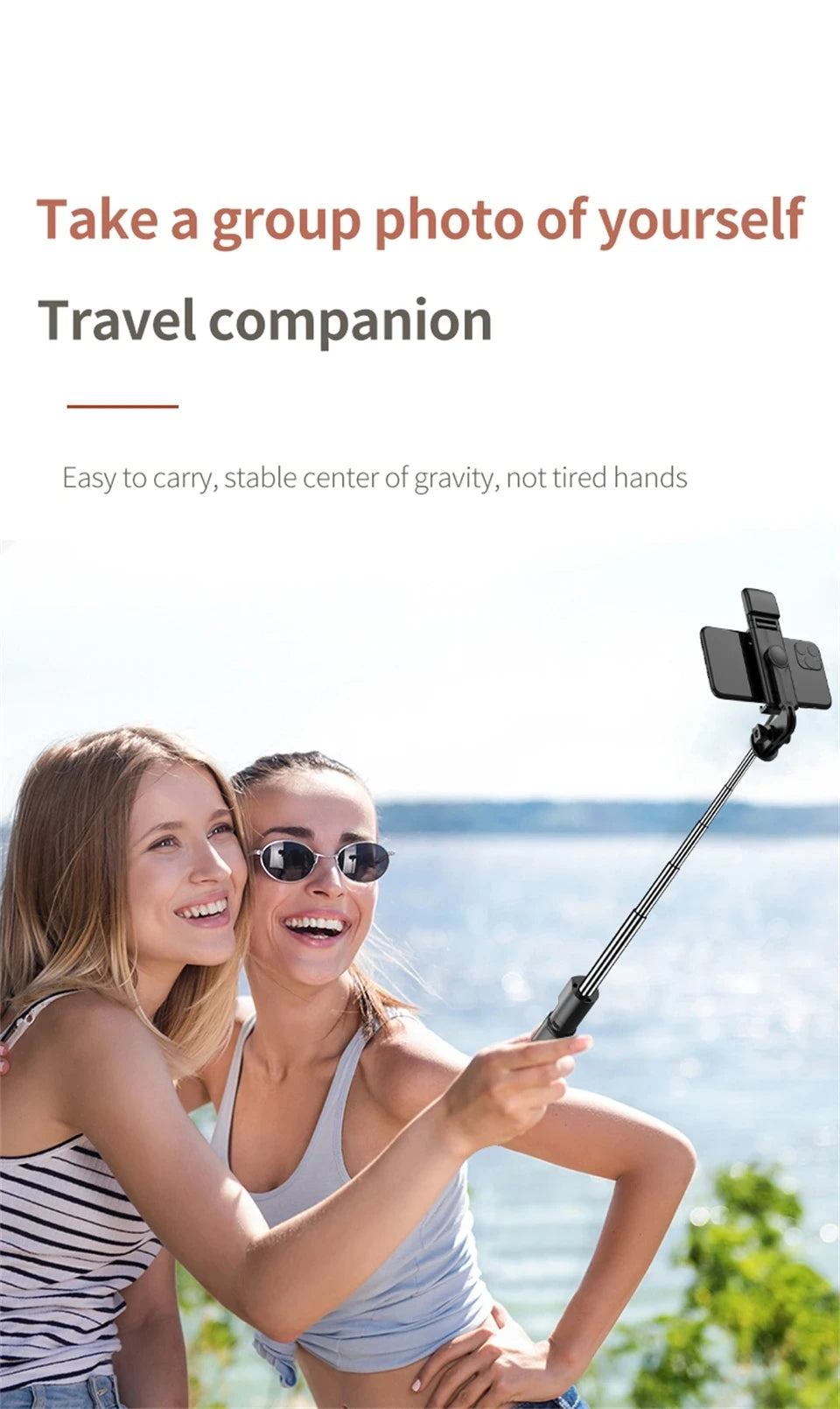 2025 new Selfie Stick Extendable Tripod Phone with,Group Selfies Live Streaming Video Recording Compatible with All Cellphones