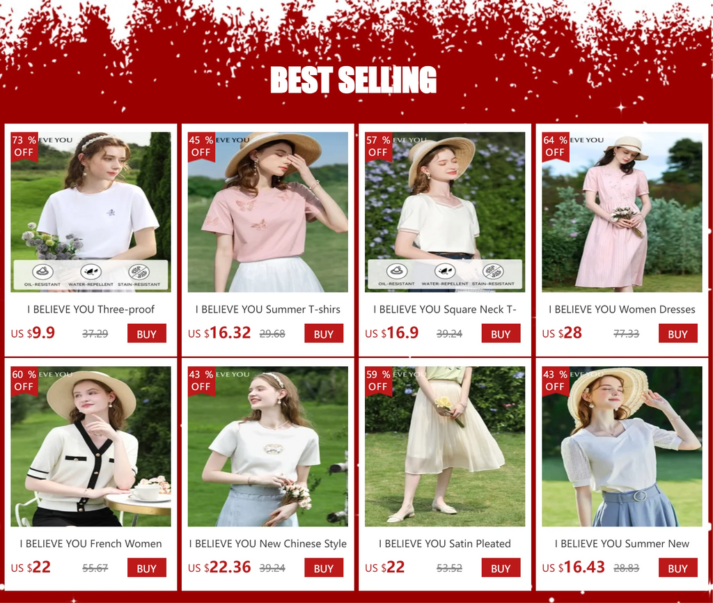 I BELIEVE YOU Wide Leg Pants Women 2024 Spring Summer New High Drape Pants Elastic High Waist Knitted Casual Trousers 2241045612