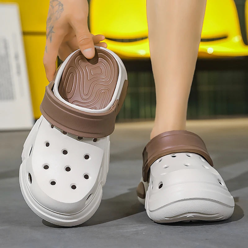 Couple Style Men's and Women's Slippers 2025 New Outer Wear Summer Home Shoes Casual Beach Slippers