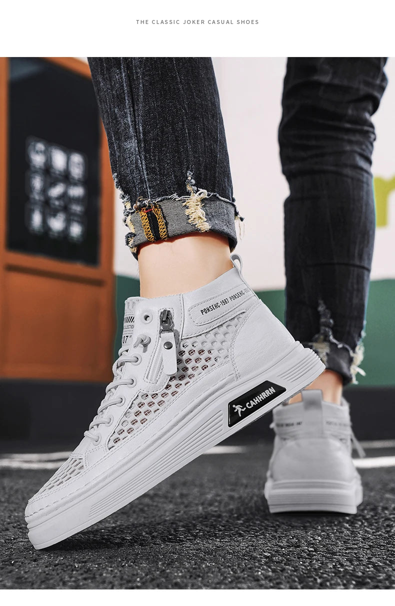 CYYTL Mesh Summer Shoes For Men Breathable Sneakers Casual Outdoor Running Tennis Platform Sports Hiking Designer Luxury Loafers