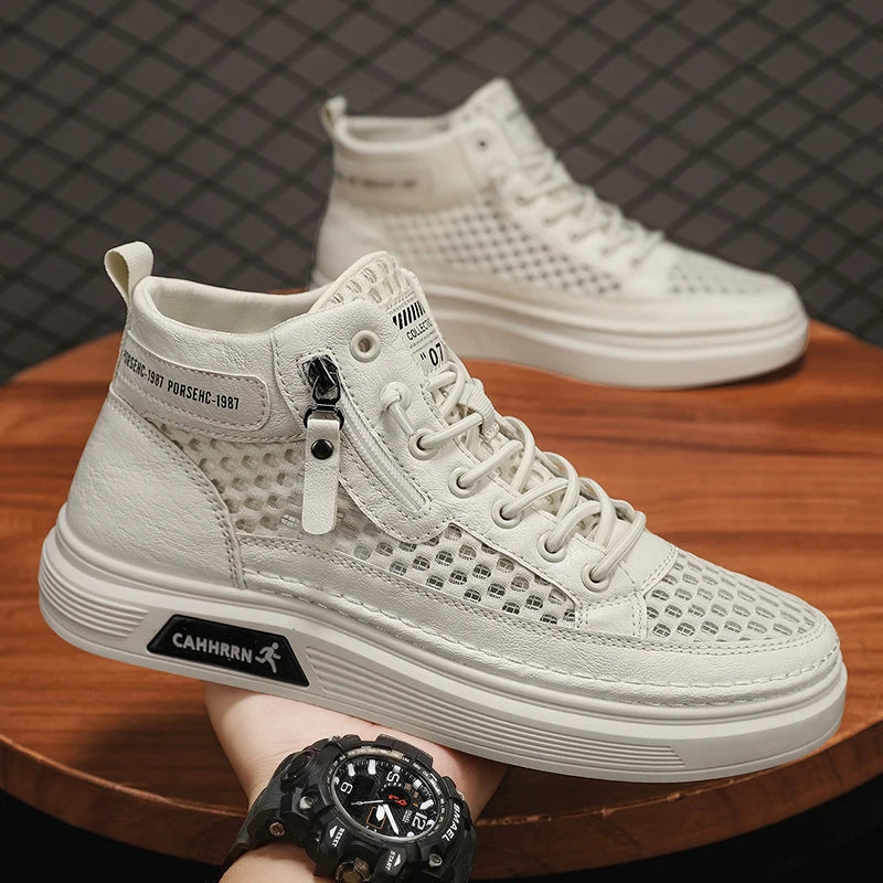 CYYTL Mesh Summer Shoes For Men Breathable Sneakers Casual Outdoor Running Tennis Platform Sports Hiking Designer Luxury Loafers