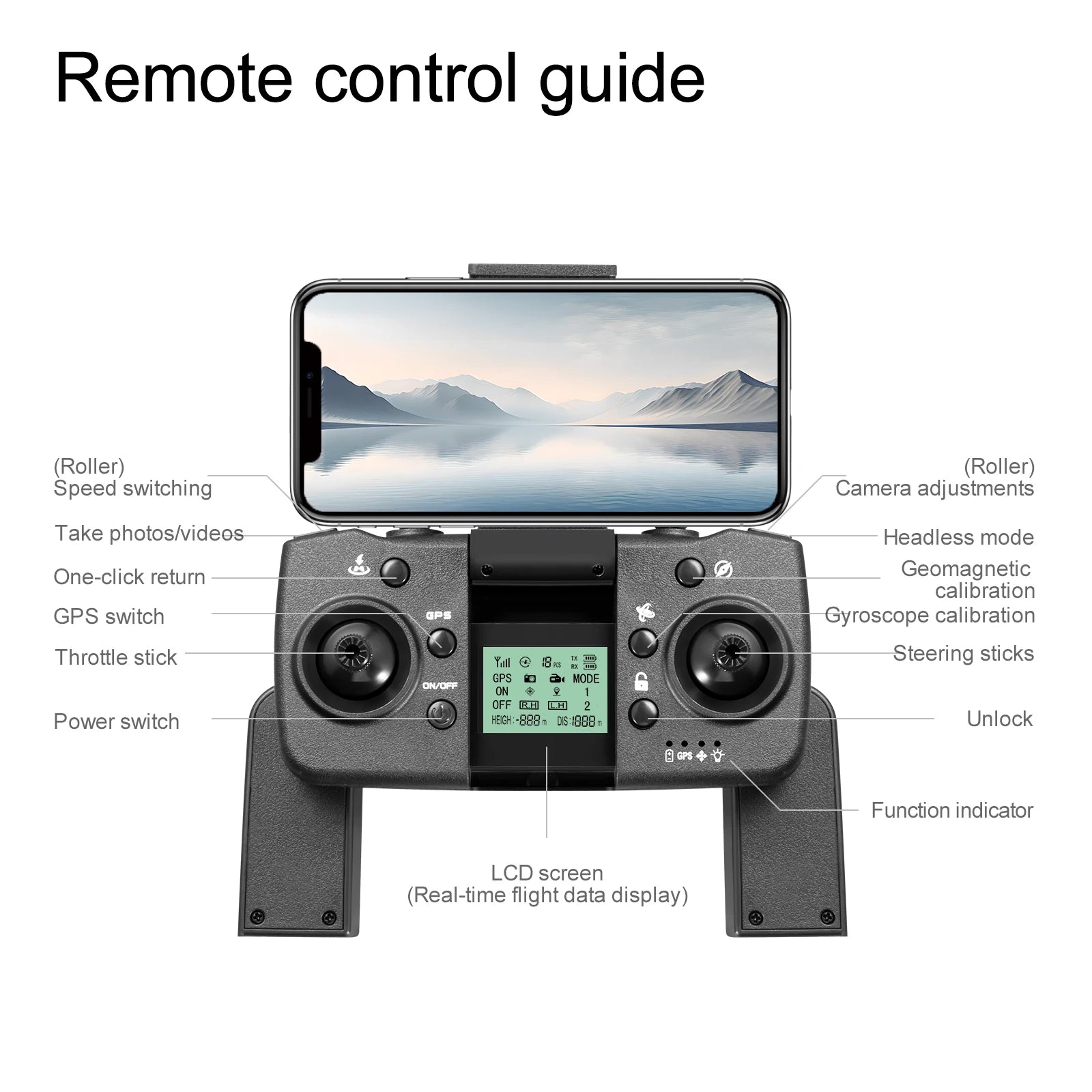 M8 drone, 8K camera intelligent obstacle avoidance, optical flow positioning precise hovering shooting,