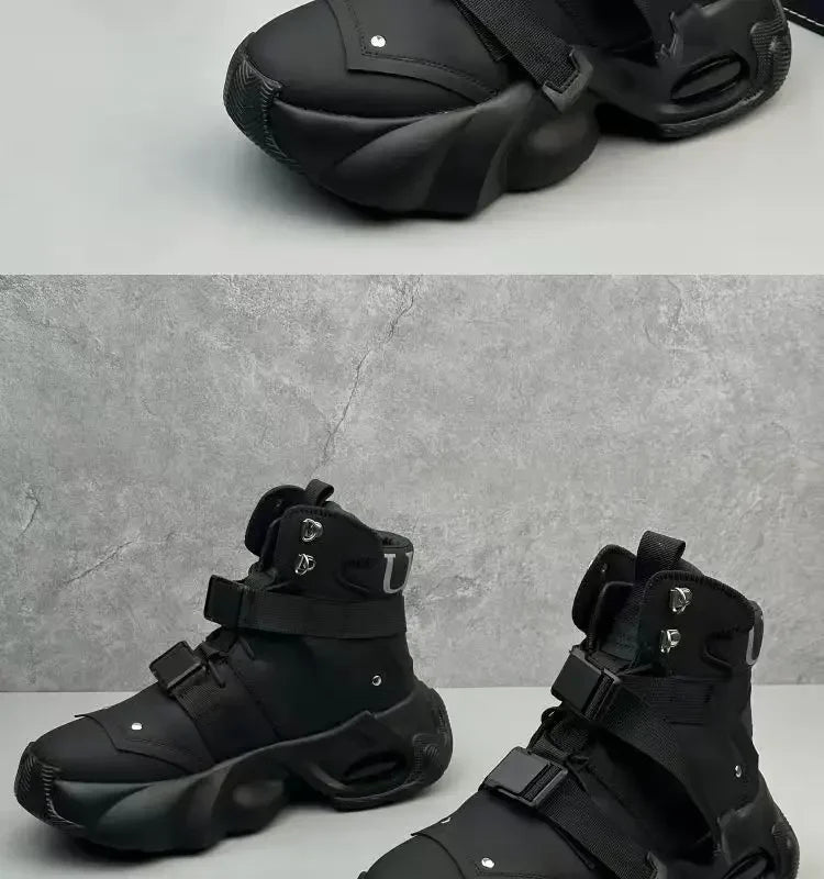 High Quality Men Walking Shoes Women's Platform Shoes Designer Thick Sole Breathable Casual Men Sneakers High-top Dad Shoes