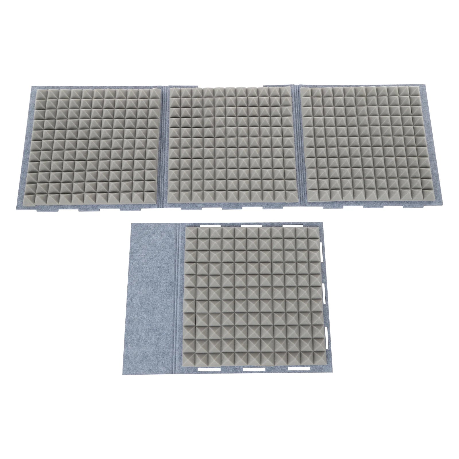 Professional Foldable & Portable Desktop Soundproof Booth, 23.6" Cube with Dual-Layer Acoustic Panels for Recording/Streaming