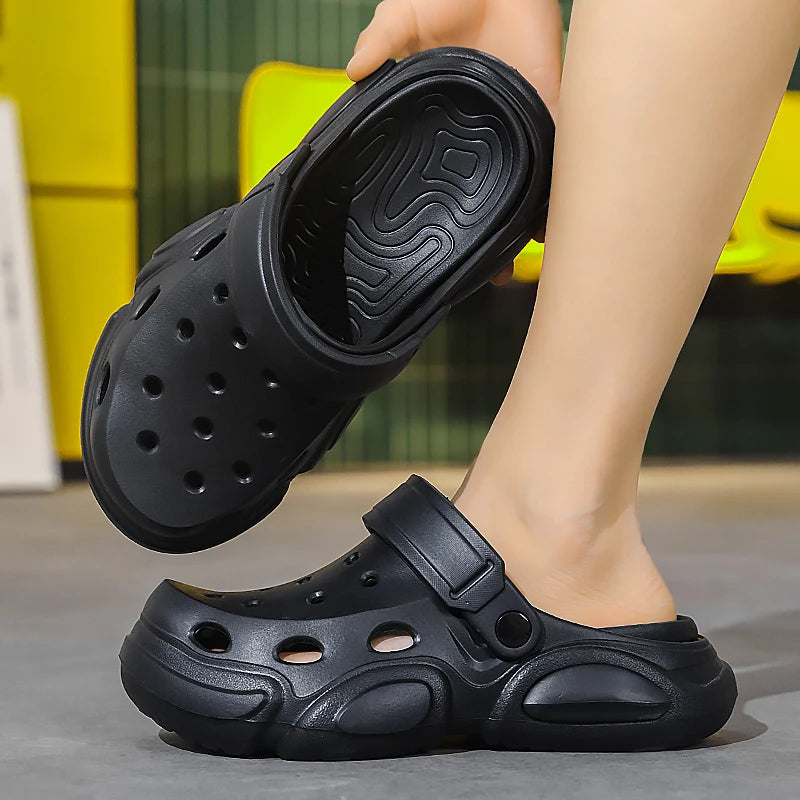 Couple Style Men's and Women's Slippers 2025 New Outer Wear Summer Home Shoes Casual Beach Slippers