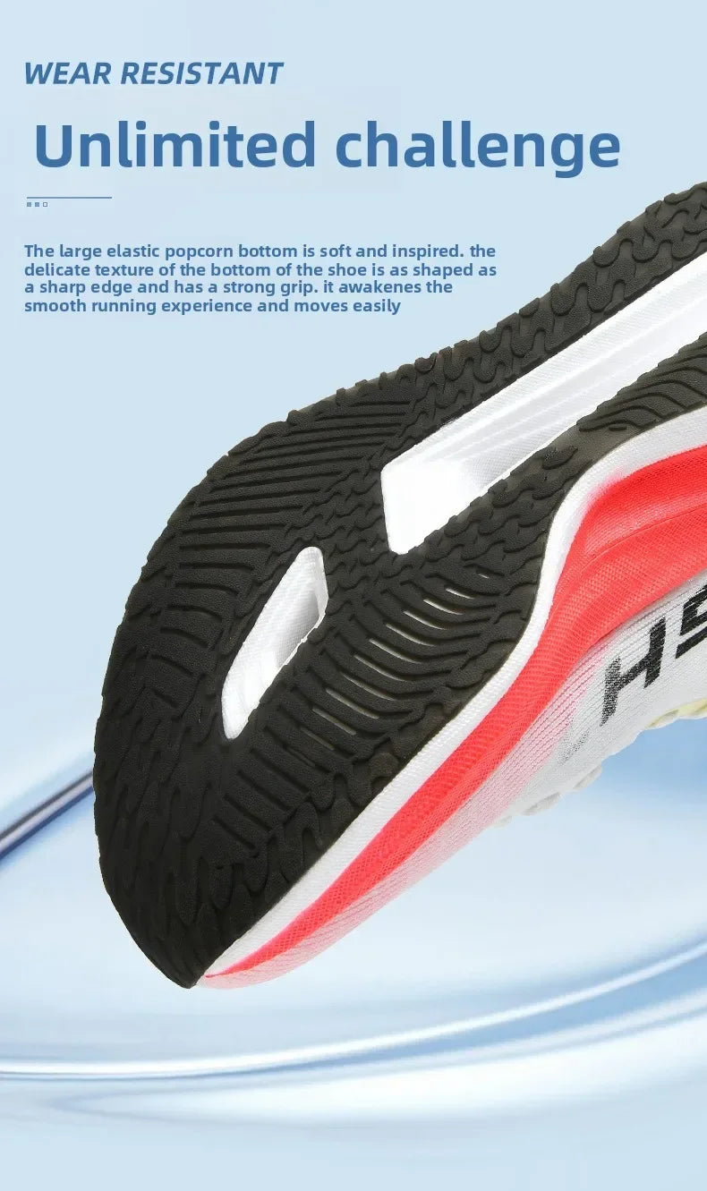 Men's Shoes Fashion Running Shoes Casual Breathable Mesh Surface Carbon Plate Rubber Outsole Red Rabbit Limited Sports Shoes