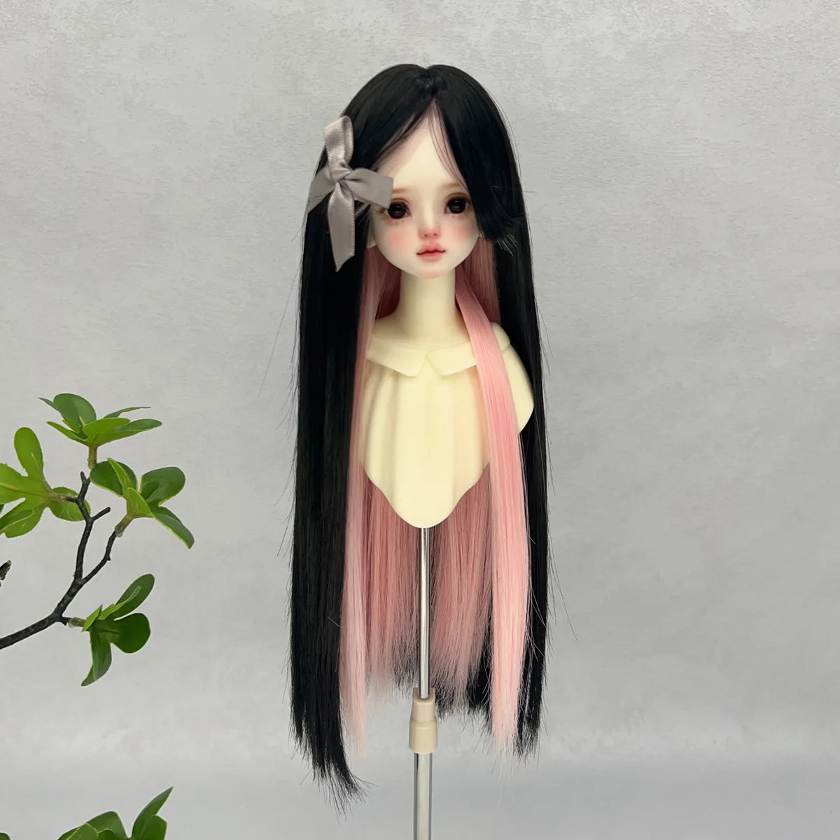 1/3 1/6 BJD/SD Doll Wig With Bangs Long Straight Wig Synthetic Wig For Girls Diy Bjd Wig Accessories