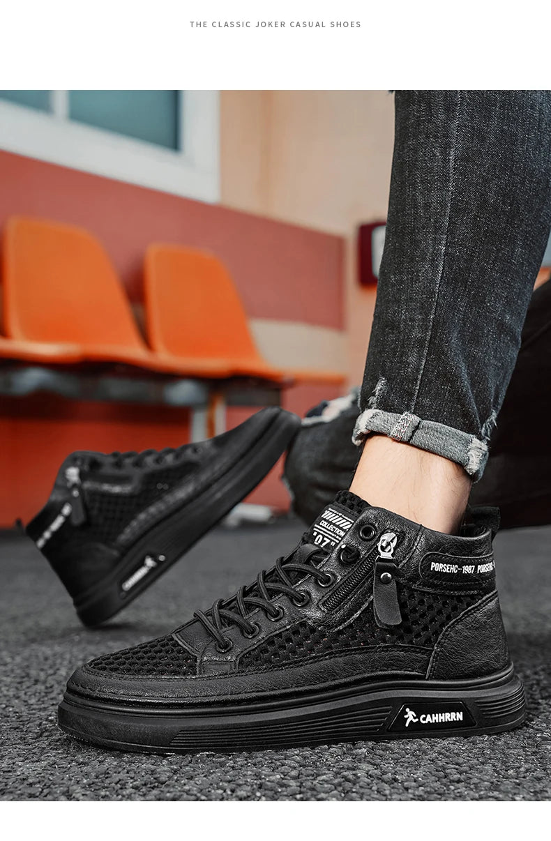 CYYTL Mesh Summer Shoes For Men Breathable Sneakers Casual Outdoor Running Tennis Platform Sports Hiking Designer Luxury Loafers