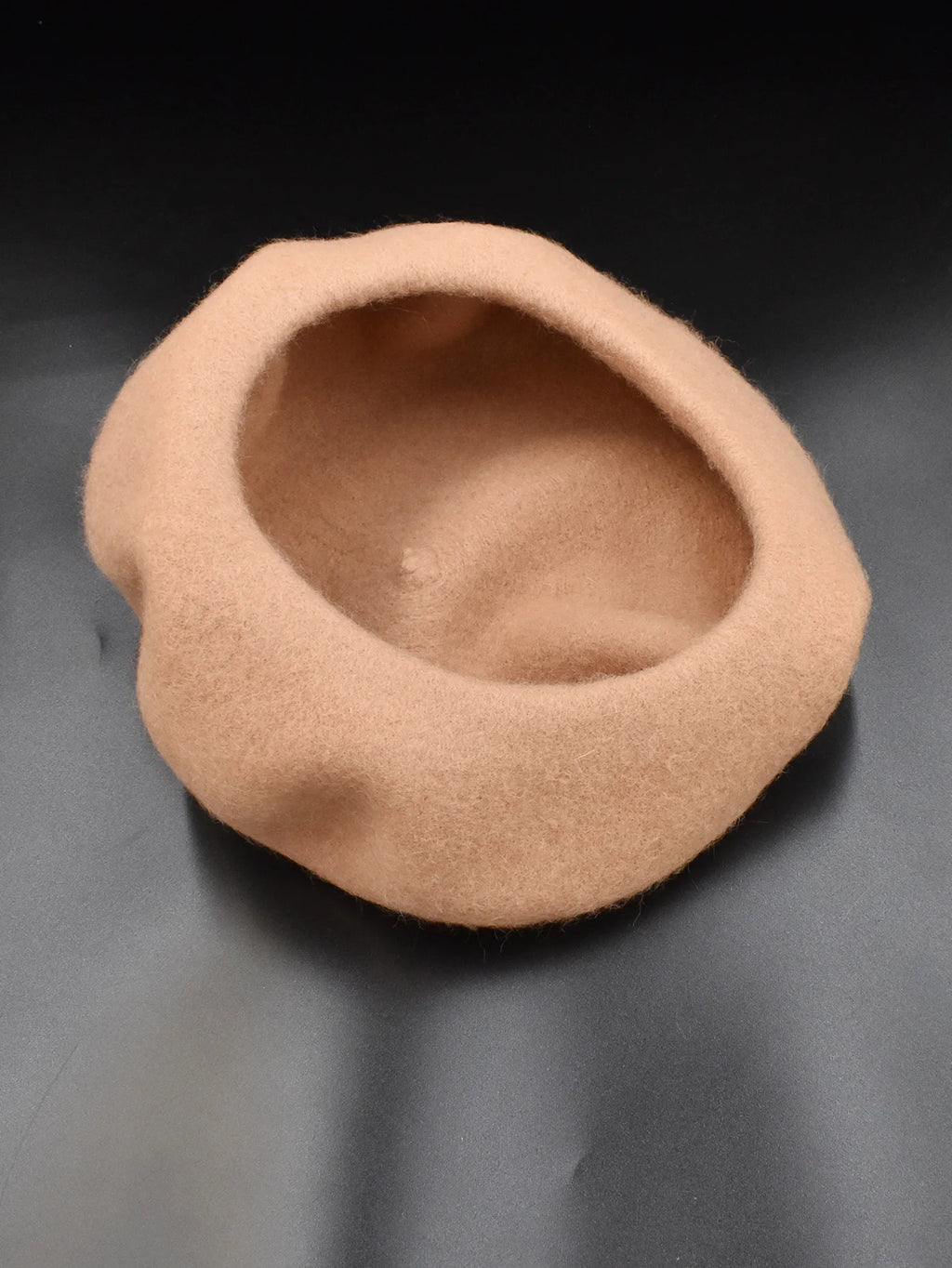 New Women black pink Berets Hat Fashion Solid Color Wool Knitted With Ladies Beanie Beret Hat Warm Autumn and winter Cap