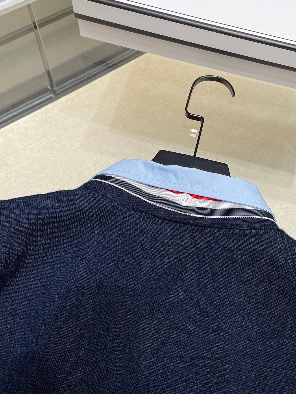 High-End European Sle Women's Knitted ort Top  Collar Belted College Faion Upperwear Comfortable Regular Fit Summer...