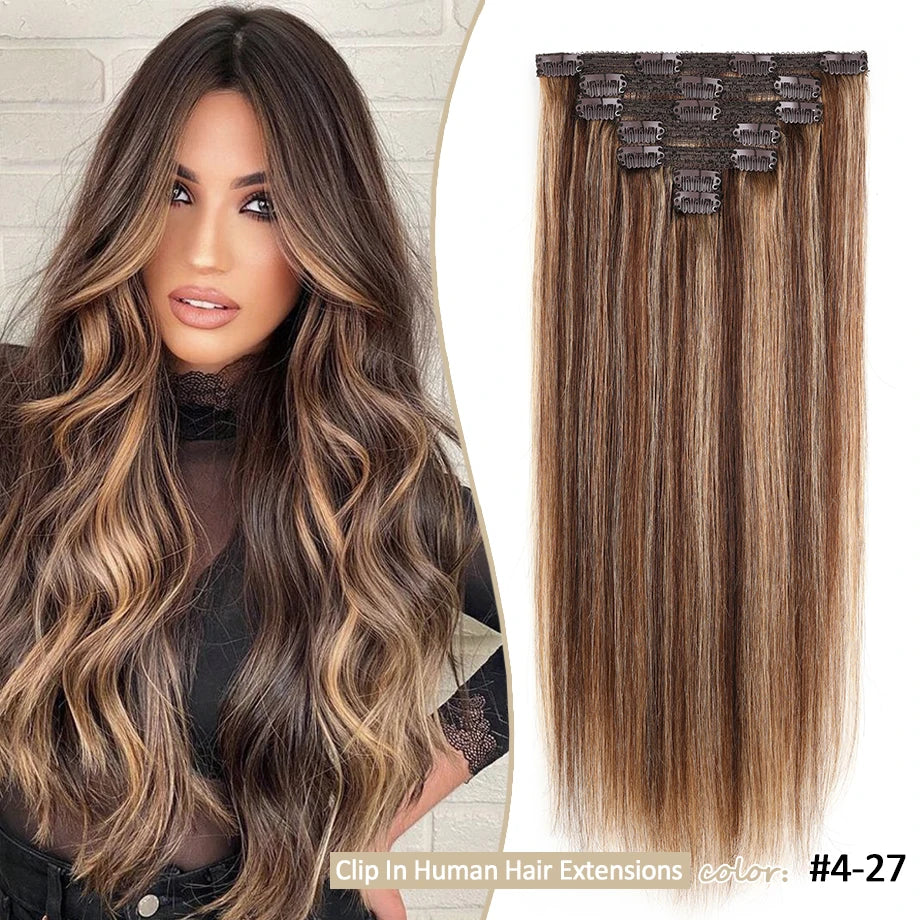 Burgundy Clip In Hair Extensions Real Human Hair 70g 7pcs Wine Red Human Hair Lace Doublet Weft Remy Hair Cosplay Extensions