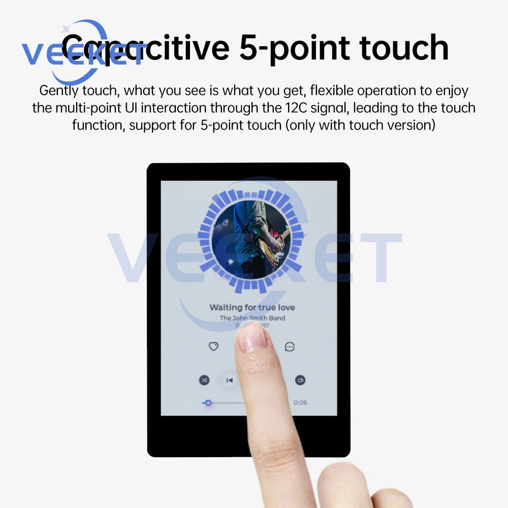 ESP32-S3 2.8 Inch LCD Screen Wifi Bluetooth Development Board Capacitive Touch Display Development Board Optional