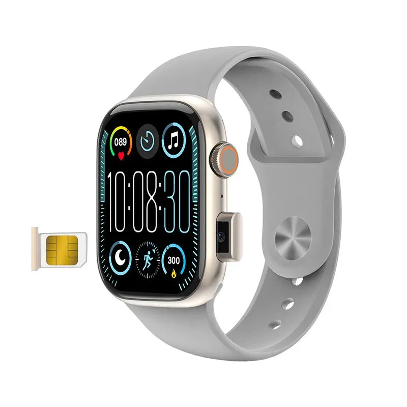 2025 5G Smart Watch Global Version 2.29 Inch AMOLED Screen 180 Degree Rotating Camera SIM Card WiFi GPS Video Call Support