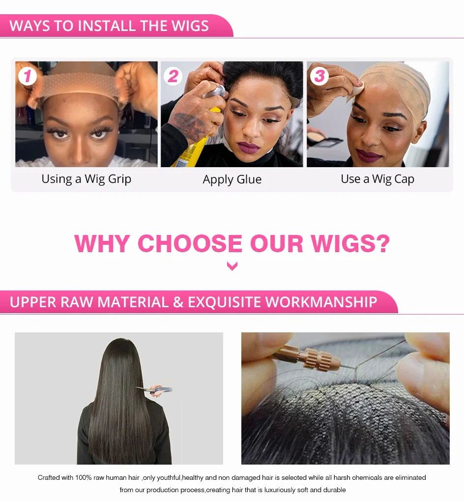 230% Density 4x4 Lace Frontal Wig Short Curly Bob Body Wavy Wave  HD Transparent 13x4 Lace Front Wigs Brazilian 100% Human Hair