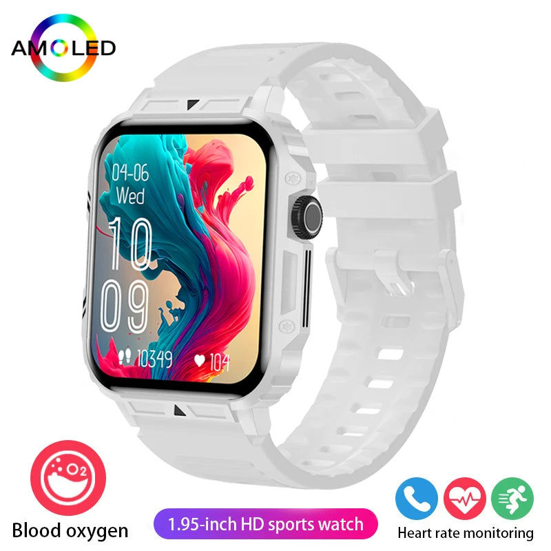 2024 Smartwatch 1.95 Inch Screen Health Monitoring Watches IP68 Waterproof Sport Fitness Smart Watch For Men Women Reloj Hombre