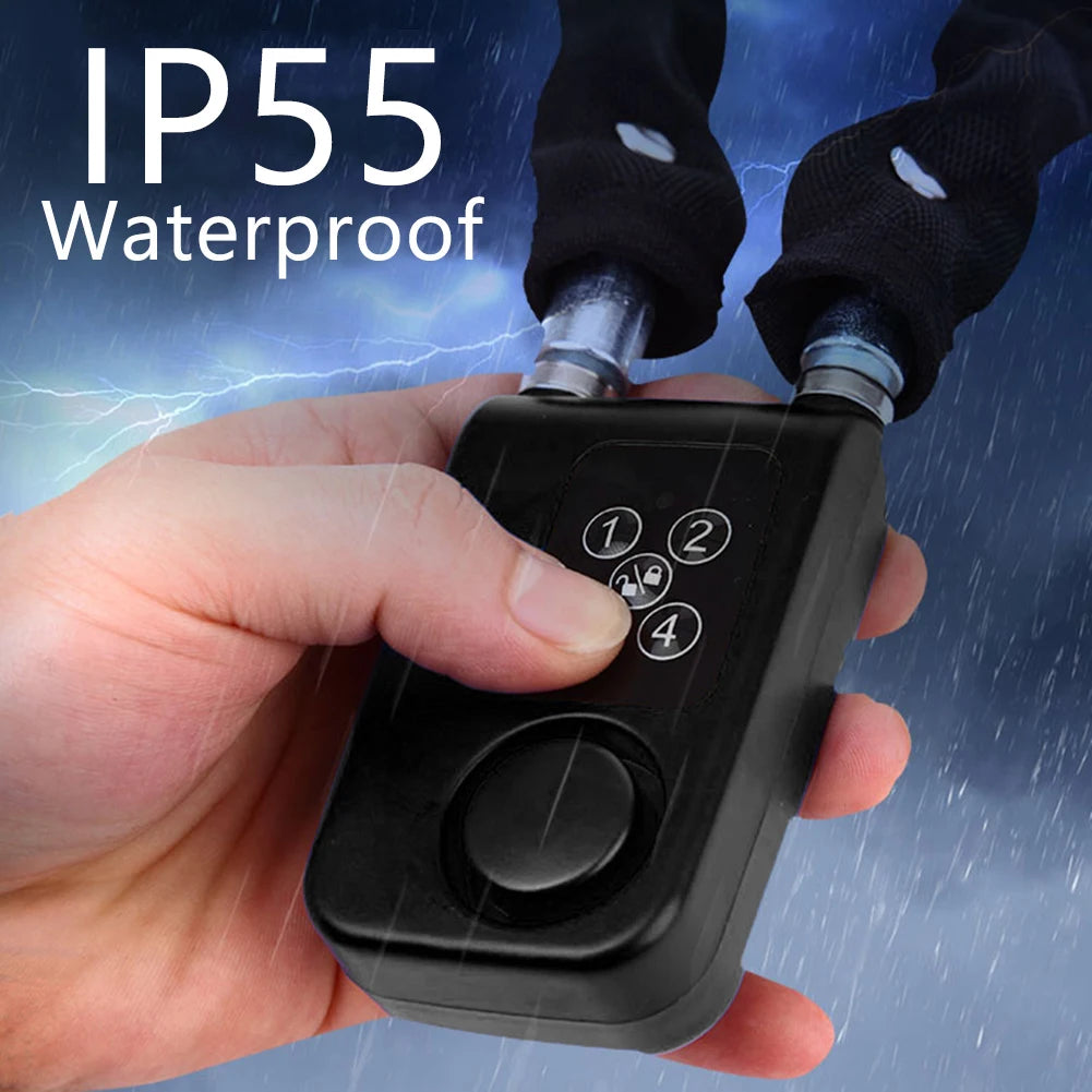 Bluetooth Bike Motorcycle Lock Alarm Anti-Theft Security Wireless Remote Control Alarm Lock System for Door Outdoor Cycling Bike