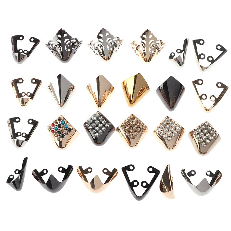 1Pair shoes toe protection metal material for decorations reapair accessories