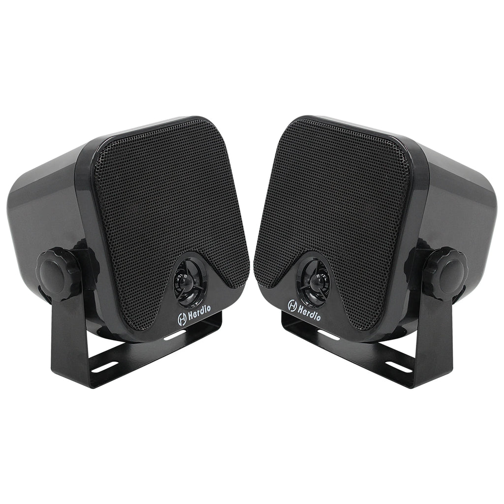 Herdio Waterproof Marine Speakers 100W 4 Inch Motorcycle Audio Speaker Heavy Duty Music Sound System For outdoor ATV UTV