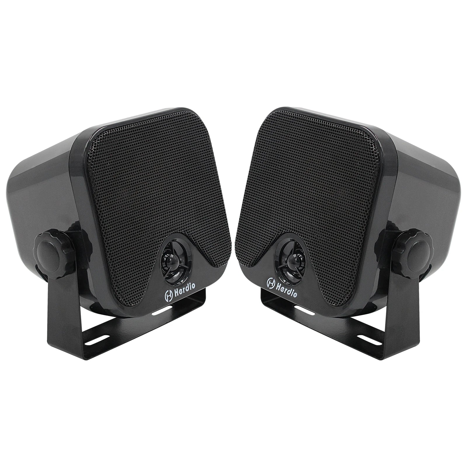 Herdio Waterproof Marine Speakers 100W 4 Inch Motorcycle Audio Speaker Heavy Duty Music Sound System For outdoor ATV UTV