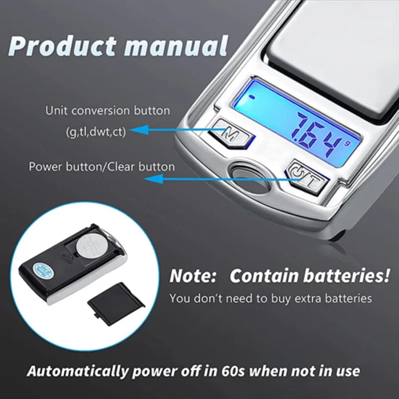 1Pcs 200g/100g 0.01g Precision Portable Car Key Shape Mini Digital Pocket Electronic Gram Scale with LCD Display