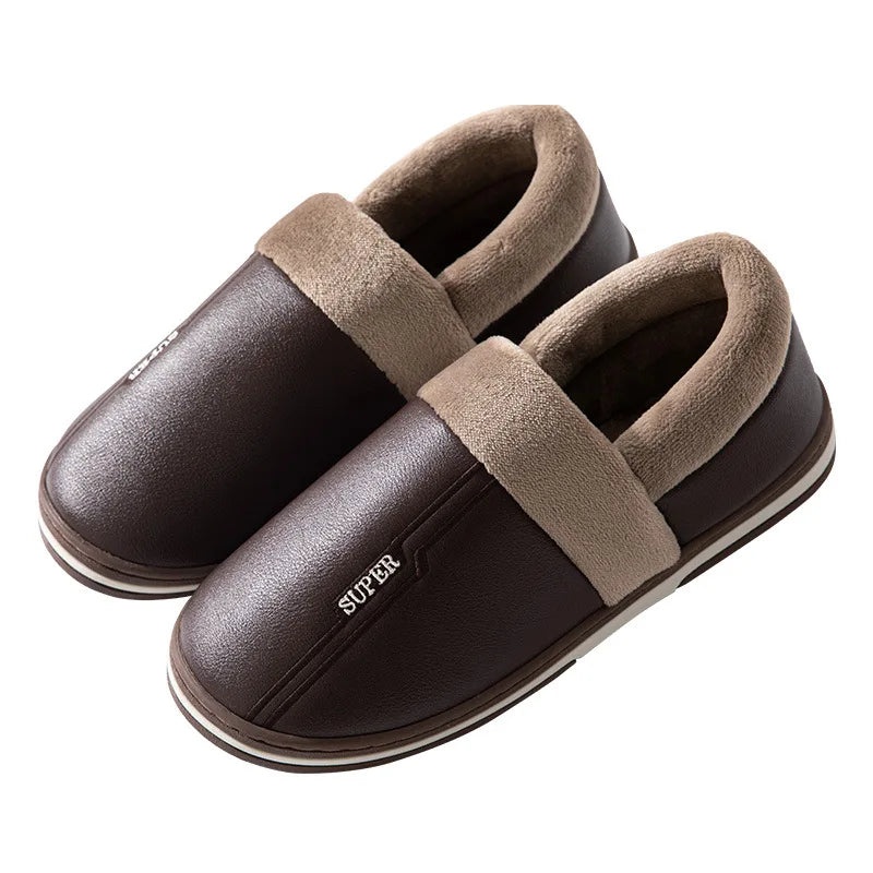 Size 47 48 49 50 Men Autumn Winter Warm Big Size Cotton Slippers Large Size Plus Home Bedroom Casual Shoes House Indoor Slides