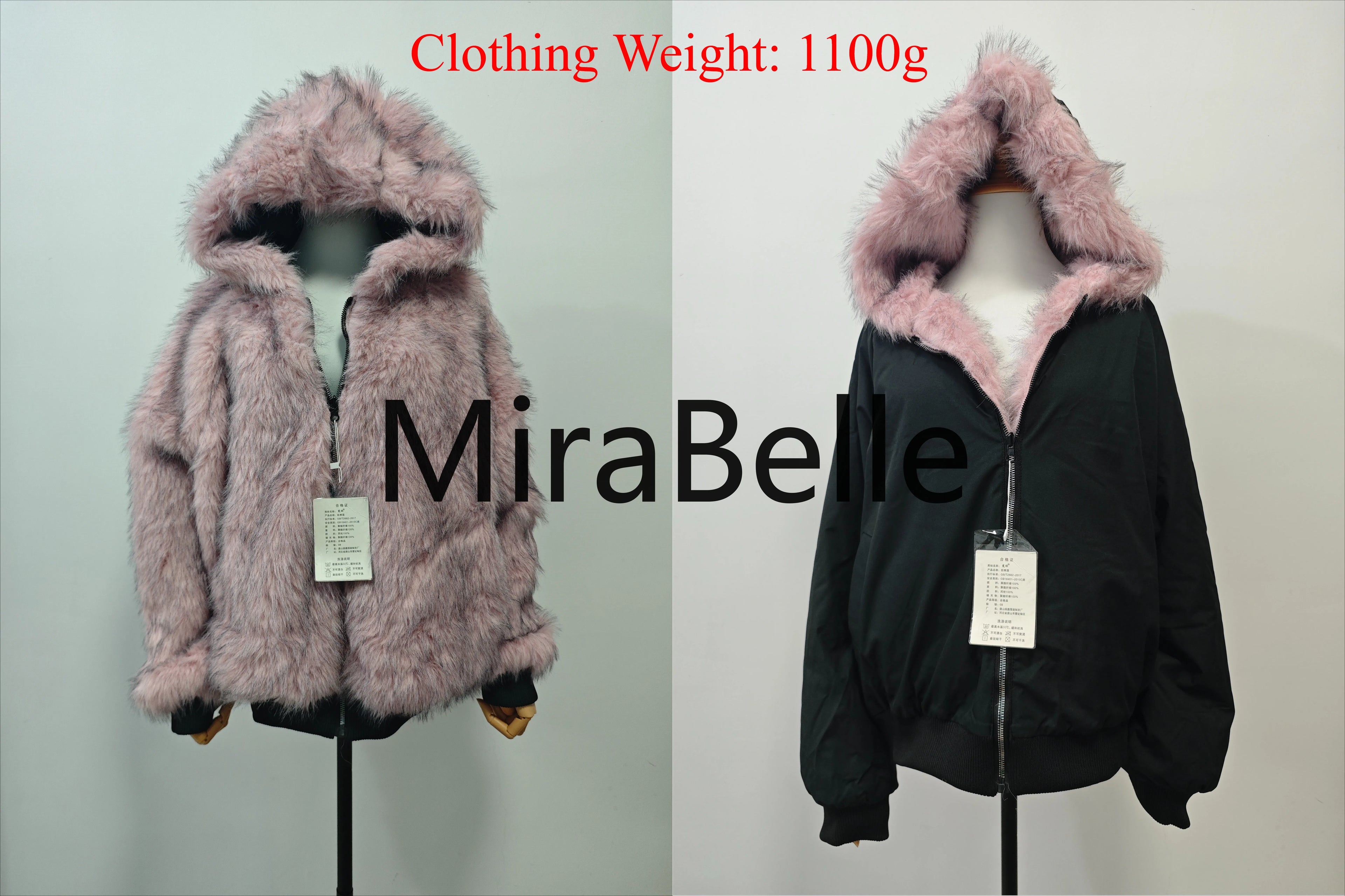 Two-sided Wear Imitation Mink Velvet Fur Hooded Cotton Padded Jacket Fashion New Winter Jackets Women's Short Loose Coats Trend