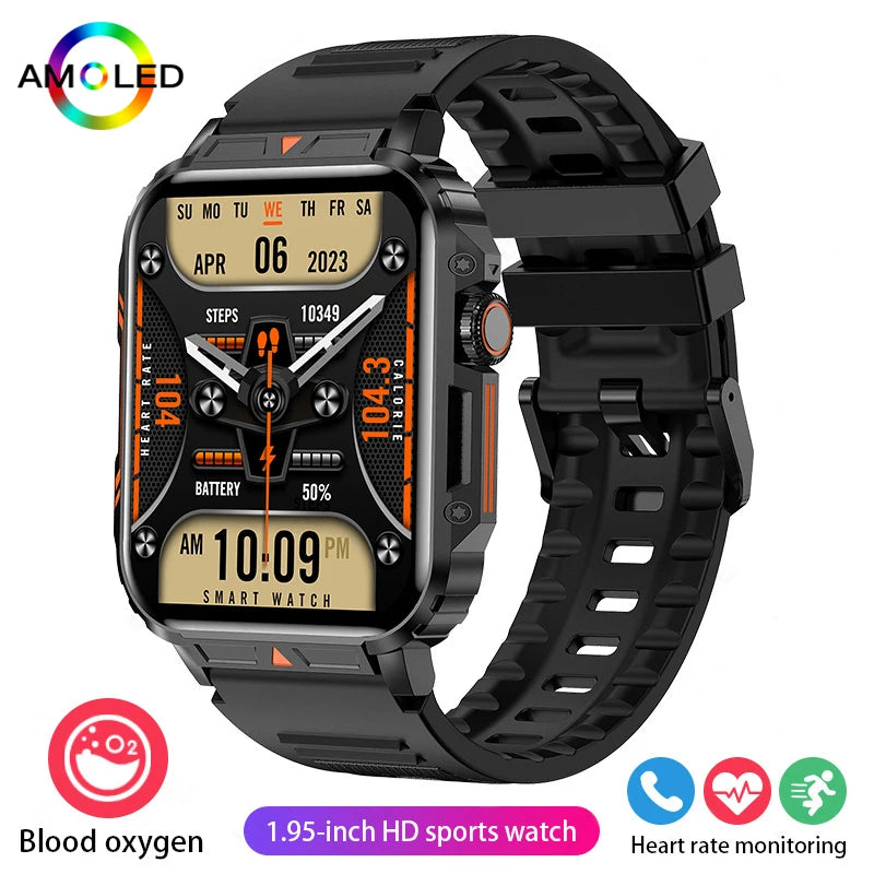 2024 Smartwatch 1.95 Inch Screen Health Monitoring Watches IP68 Waterproof Sport Fitness Smart Watch For Men Women Reloj Hombre