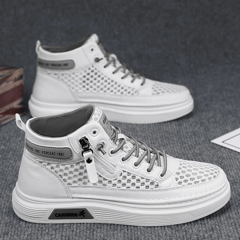 CYYTL Mesh Summer Shoes For Men Breathable Sneakers Casual Outdoor Running Tennis Platform Sports Hiking Designer Luxury Loafers