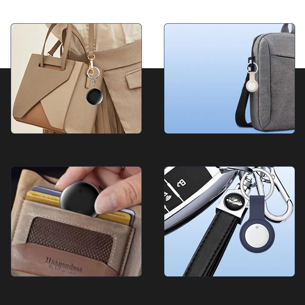 Mini GPS Locator Tracker Air tag Tracking Anti-Lost Device For Pet Kid Wallet Key Finder GPS Tracker Smart Tag For Apple Find my