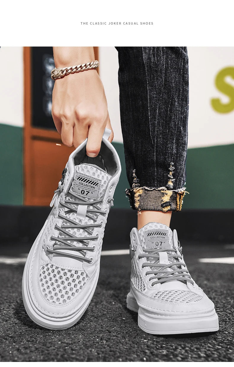 CYYTL Mesh Summer Shoes For Men Breathable Sneakers Casual Outdoor Running Tennis Platform Sports Hiking Designer Luxury Loafers