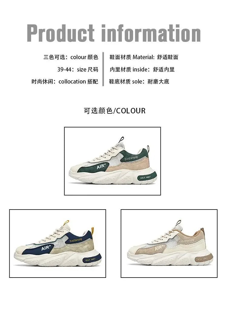 Men Casual Sports Shoes Breathable Lightweight Sneakers Summer Outdoor Tennis Running Walking Shoes Male Vulcanized Shoes Man