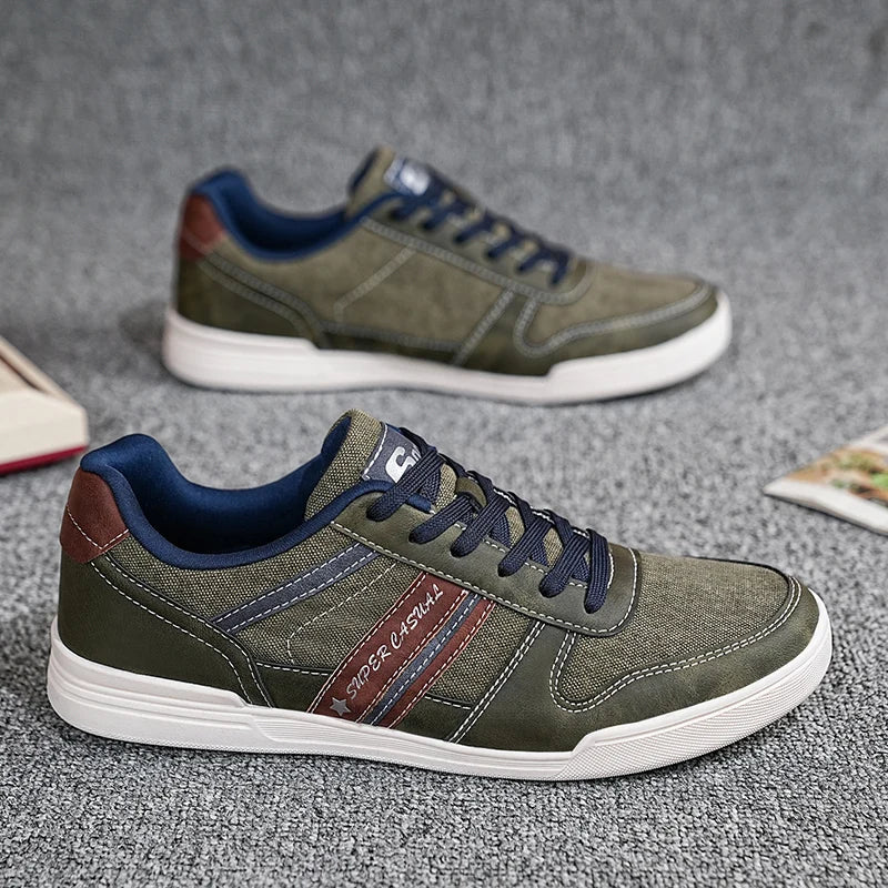 Men Shoes New 2024 Flats Walking Leather Casual Shoes Men Barefoot Wide-toed Shoes Wider Toe Casual Sneakes Large Size 47 48