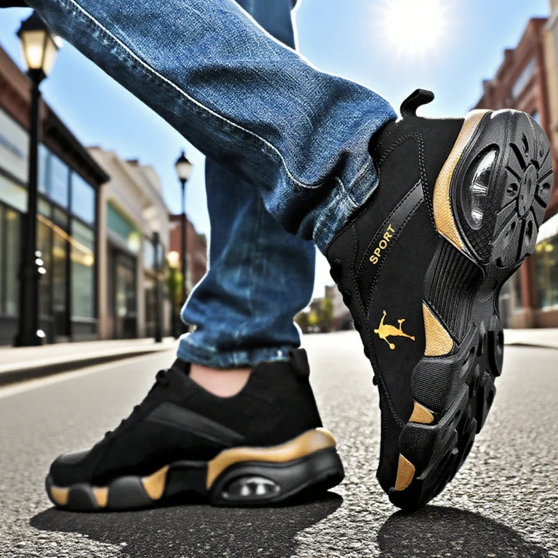 Anti Slip Men's Shoes Comfortable Waterproof Breathable Lightweight Running Shoes Outdoor Basketball Men's Sneakers Hot Selling