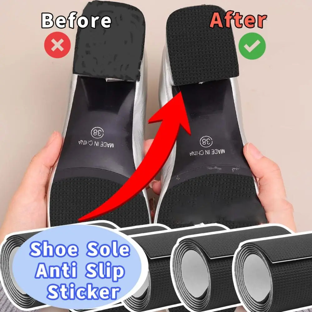 Durable Elastic Sole Anti Slip Sticker Wearable Self Adhesive Shoe Bottom Pads Repair Shoe Sole Protectors