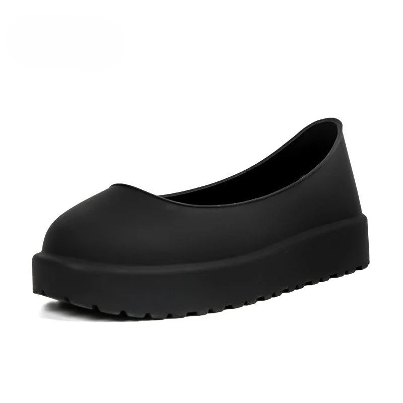 Snow boots shoes cover rain boots men's waterproof non-slip thickening wear-resistant outer wear rain woman shoes cover 35-44