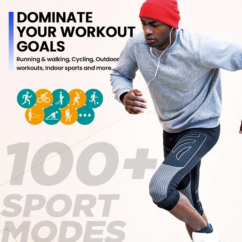 Zeblaze Btalk Plus Voice Calling Smartwatch 2.03'' HD Color Display Heart Rate/SpO2 Fitness Tracking Smart Watch for Men Women