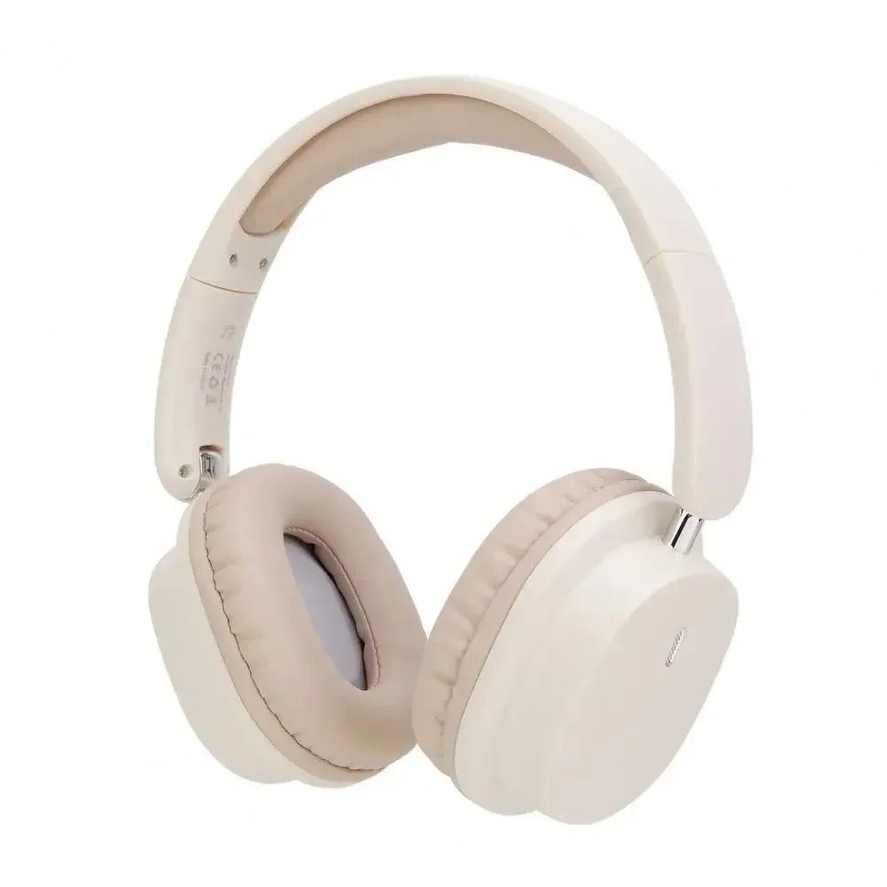 Bluetooth 5.3 Fashion Wireless Headphones HIFI Stereo Gaming Earphones Portable Over-ear Business Headset Low Latency With Mic