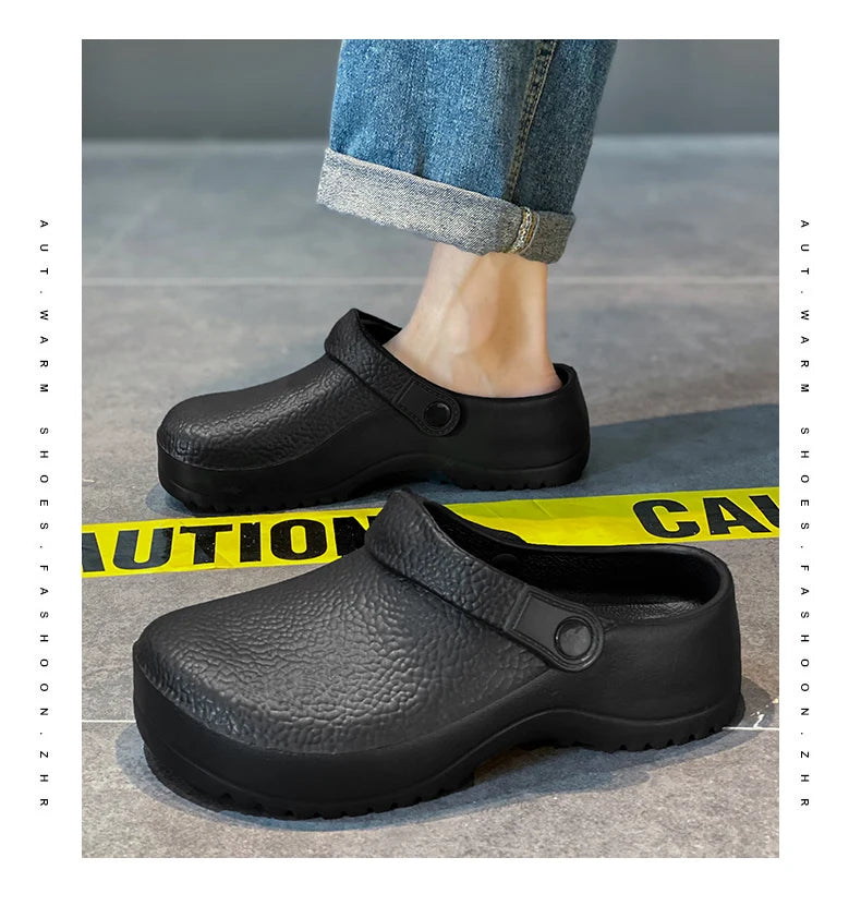 Unisex EVA Clog Women Sandals- Slip-Resistant, Lightweight Work Shoes for Chefs, Nurses, Kitchen Use